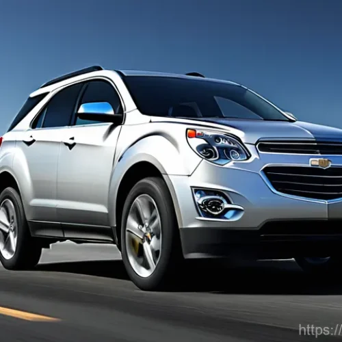 Home 22 지엠 쉐보레 이쿼녹스의 고객 만족도 - **Prompt 1: Dynamic Driving Experience**
A dynamic, low-angle shot of a silver Chevrolet Equinox